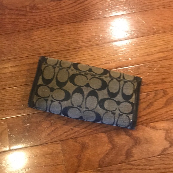 Coach black long wallet - Picture 2 of 2